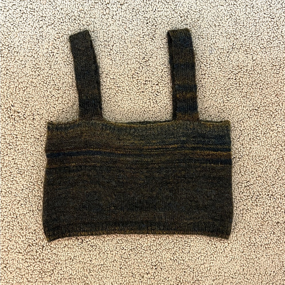 Urban Outfitters Deadstock Wool Cropped Tank Top